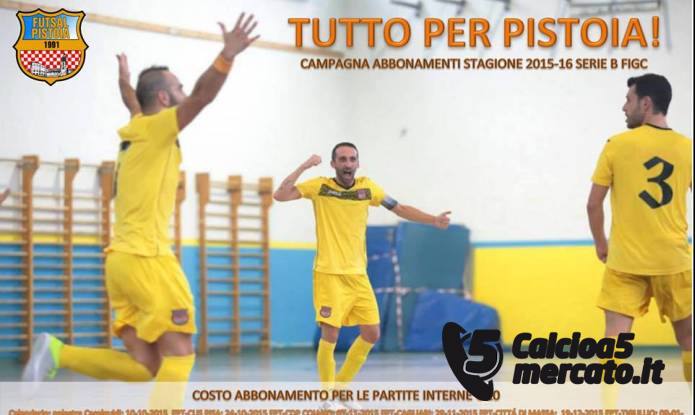 #Futsalmercato, Pistoia: il nuovo organigramma. New entry Paolo Gisinti 